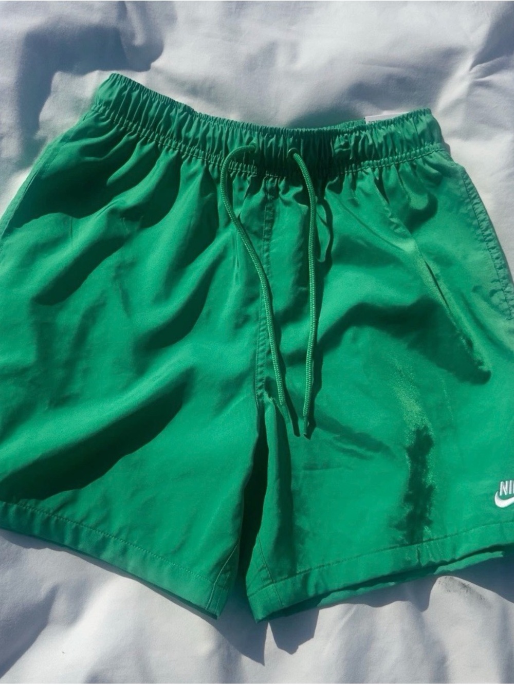 Nike Flow Woven Shorts Green Men’s Small NWT Athletic Swim Gym